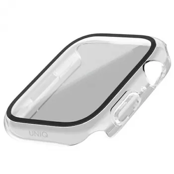 UNIQ Nautic aizsargmaciņš Apple Watch Series 7/8/9 45mm, caurspīdīgs
