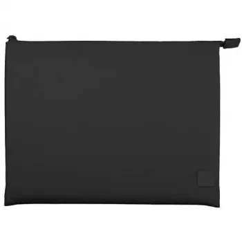 UNIQ Lyon Laptop Sleeve 16 collas Midnight Black Ūdensizturīgs RPET
