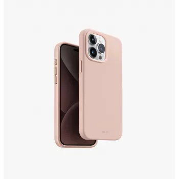 UNIQ Lino Hue Maciņš Apple iPhone 15 Pro Max 6.7 collu MagClick Lādēšanai Blush Pink