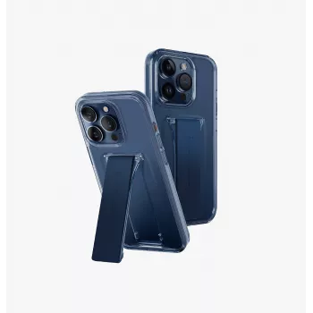 UNIQ Heldro Mount with Stand Case iPhone 15 Pro Max 6.7 inch Ultramarine Deep Blue