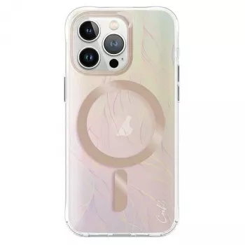 UNIQ Coehl Willow iPhone 15 Pro Max 6.7 collu magnētiskais vāciņš Opal/Iridescent