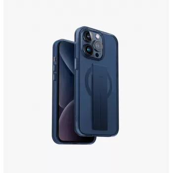 UNIQ Heldro Mag Case iPhone 15 Pro 6.1 collas MagClick Lādēšana Ultramarīna dziļi zils