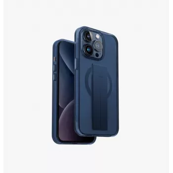 UNIQ Heldro Mag Case iPhone 15 Pro Max 6.7 inch MagClick Lādēšanai Ultramarīna Tumši Zilā