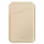 UNIQ Coehl Esme Magnetic Wallet with Mirror and Kickstand Cream