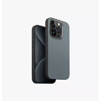 UNIQ Lyden DS MagClick Charging Case iPhone 15 Pro 6.1 collas Washed Blue-Black