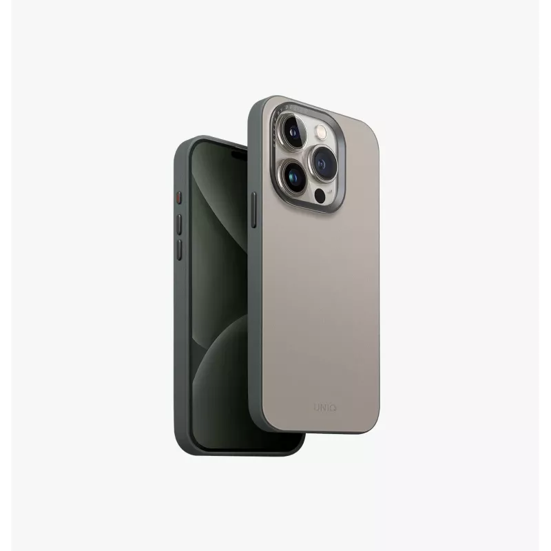 UNIQ Lyden DS Magclick Charging Case iPhone 15 Pro Max 6.7 inch Washed Blue-Black