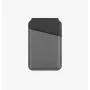 UNIQ Lyden DS Magnetic Wallet Stand with RFID Protection for MagSafe, Charcoal Grey-Black