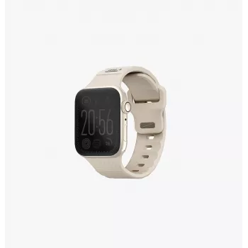 UNIQ Stride Apple Watch Series 1/2/3/4/5/6/7/8/9/SE/SE2/SE3 38/40/41mm FKM Rubber Strap Khaki/Pale Khaki