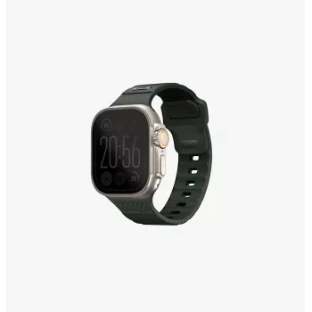 UNIQ Stride Apple Watch Siksniņa 42/44/45/49mm FKM Gumija Moss Green