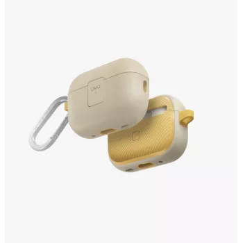 UNIQ Clyde Lock Case AirPods Pro 2 (2022/2023) – Ivory/Canary Yellow