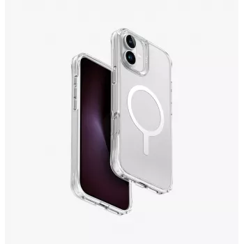 UNIQ LifePro Xtreme Case iPhone 16 Plus 6.7 inch MagClick Frost Clear