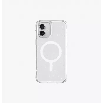 UNIQ LifePro Xtreme Magclick Charging Case for iPhone 16 Plus 6.7 inch Transparent Tinsel Lucent