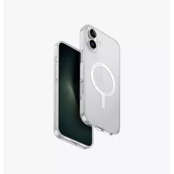 UNIQ Clario Case iPhone 16 Plus 6.7 collas Magclick Lādēšana Caurspīdīgs