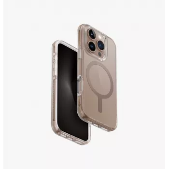 UNIQ Combat Case iPhone 16 Pro 6.3 collas MagClick Lādēšana Taupe Gold