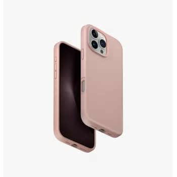 UNIQ Lino Hue iPhone 16 Pro Max 6.9 collu MagClick uzlādes maciņš Blush Pink