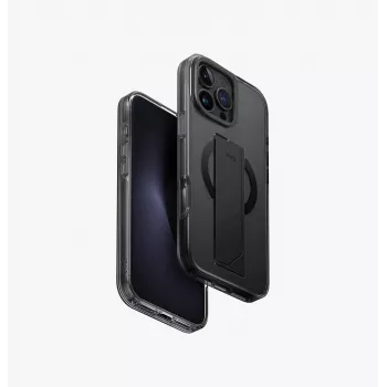 UNIQ Heldro Max Case for iPhone 16 Pro Max 6.9 inch MagClick Charging Clear Transparent