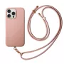 UNIQ Coehl Creme Case for iPhone 16 Pro 6.3 inch Magnetic Charging Ballet Pink