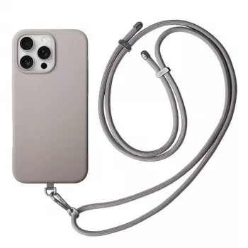 UNIQ Coehl Creme Maciņš iPhone 16 Pro 6.3 collu Magnētiskā Lādēšana Taupe Grey