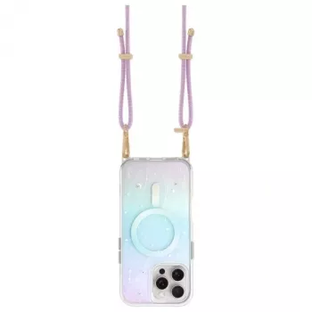 UNIQ Coehl Celest iPhone 16 Pro Max 6.9 collu magnētiskā lādēšanas maciņa Opāls/Iridiscenta