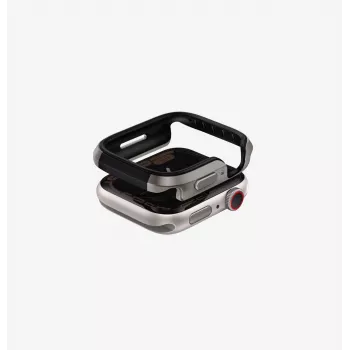 UNIQ Valencia Apple Watch Series 46mm uzliktnis, Titanium Silver