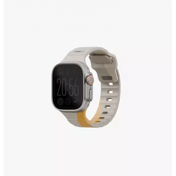 UNIQ Stride De Rubber Watch Strap for Apple Watch 49/46/45/44mm Beige