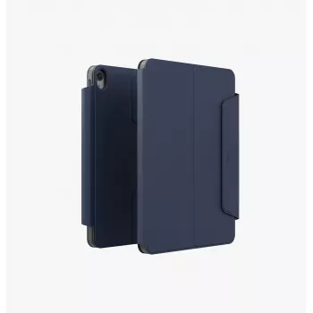 UNIQ Rovus Snapmount Magnetic 360 Rotating Detachable Case for iPad 11 A16 (2025) / iPad 10.9 10th Gen (2022) Navy Blue