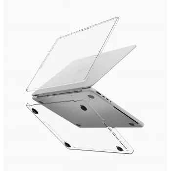 UNIQ Vero Cietais vāciņš MacBook Pro 14 inch (M1 2021, M2 2023, M3 2023, M4 2024, M5 2025/2026) - Caurspīdīgs