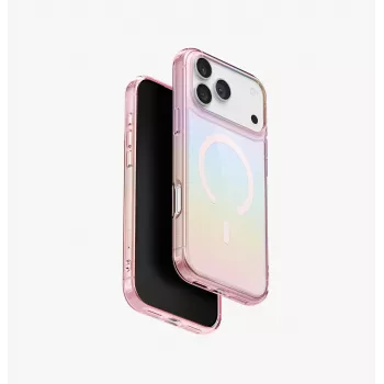 UNIQ Iridescia Maciņš Apple iPhone 17 Pro Max Magclick Lādēšana Holo Quartz