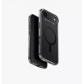 UNIQ Clario vāciņš iPhone Air ar MagClick uzlādi, melns
