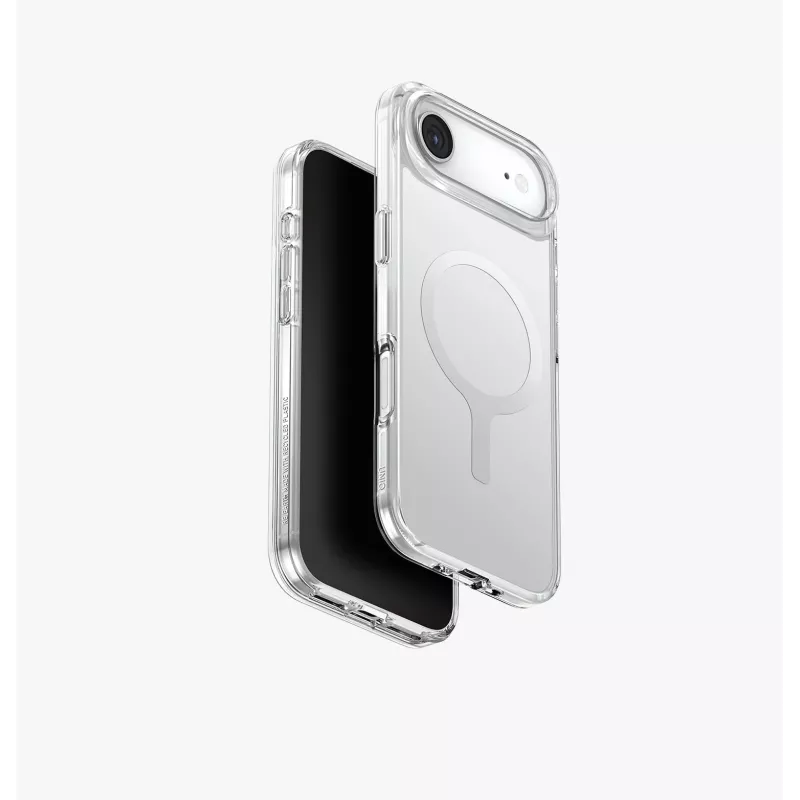 UNIQ Clario vāciņš iPhone Air ar MagClick uzlādi, melns
