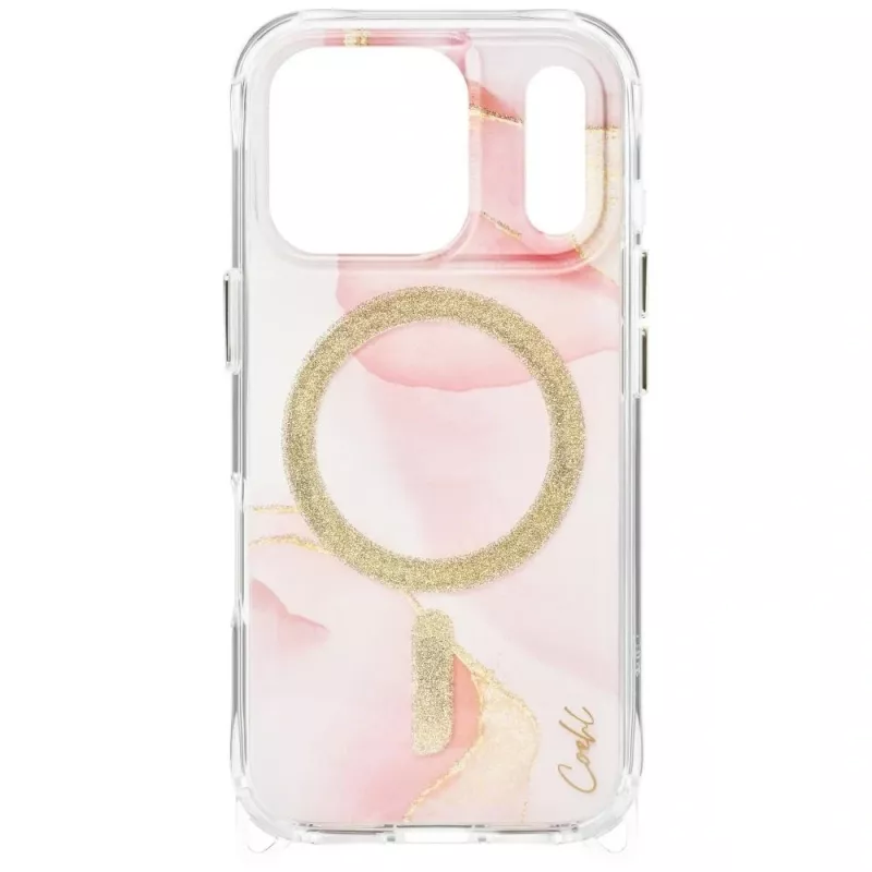 UNIQ Coehl Aeris Case priekš iPhone 17 Pro, magnētiskā uzlāde, rozā