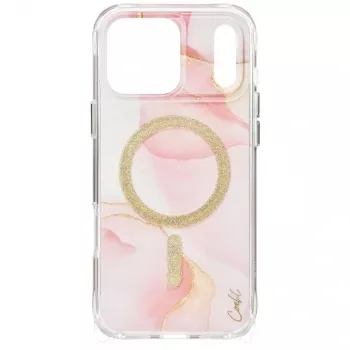 UNIQ Coehl Aeris apvalks iPhone 17 Pro Max ar magnētisko uzlādi, rozā