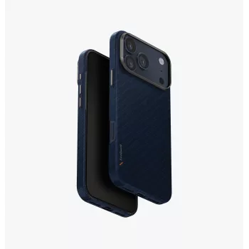 UNIQ Keva Edge Case priekš iPhone 17 Pro Max, MagClick uzlāde, zils