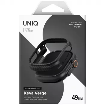 UNIQ Keva Verge Case for Apple Watch Ultra / Ultra 2 / Ultra 3 49mm Black