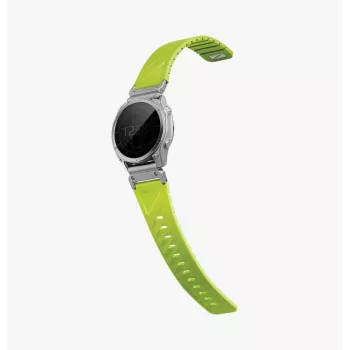UNIQ Fluo Smart-Fit Silikona Siksniņa Garmin 22mm - Laima Zaļa