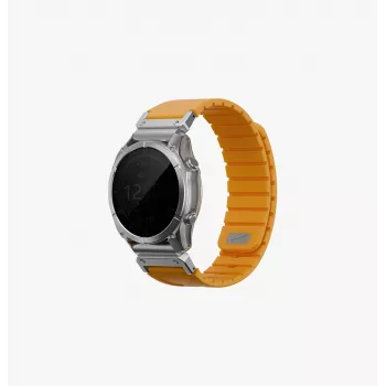 UNIQ Fluo Smart-Fit Silikona Pulksteņa Siksniņa Garmin 26mm - Oranža