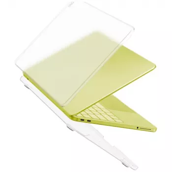 UNIQ Claro Cietais MacBook Air 13.6 inch (M2, 2022) - Caurspīdīgs