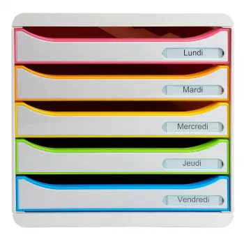 Exacompta BIG-BOX PLUS Office Harlequin atvilktņu bloks, 347 x 278 x 271 mm (309913D)