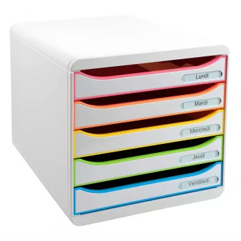 Exacompta BIG-BOX PLUS Office Harlequin atvilktņu bloks, 347 x 278 x 271 mm (309913D)