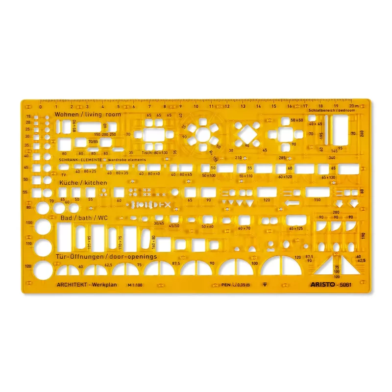ARISTO Architectural Combination Template AR5061
