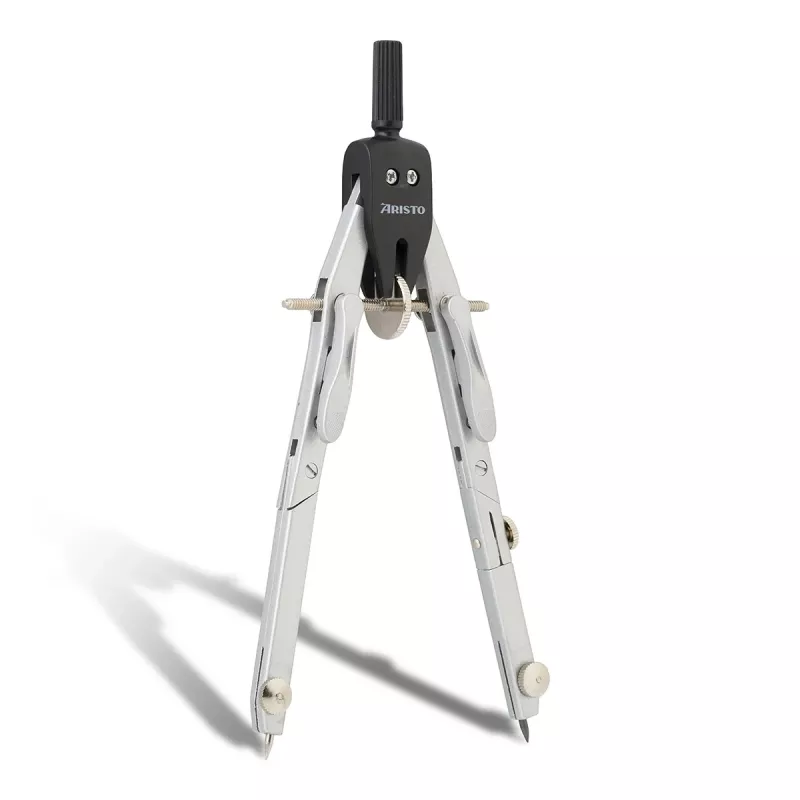 ARISTO GEO-TEC Zīmēšanas cirkulis Melns (AR80078)