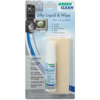 GREEN CLEAN GCLC-1000 Optical Cleaning Kit - Cleaning Fluid and Microfiber Cloth