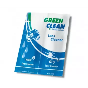 GREEN CLEAN Wet & Dry Cleaning Wipes Set - 10 Packs (20 Wipes)