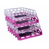 SAX Voronoi Letter Tray Pink DIN C4