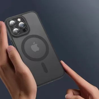 TECH-PROTECT MAGMAT CAM+ MagSafe Case Apple iPhone 15 Pro, Matēti Melns