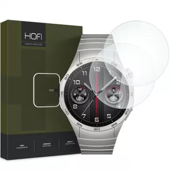 HOFI Glass Pro+ 2-Pack Rūdīta stikla ekrāna aizsargs Huawei Watch GT 4 (46mm) Caurspīdīgs