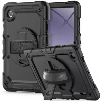 Tech-Protect Solid360 Maciņš Samsung Galaxy Tab A9+/A11+ PLUS 11.0 X210/X215/X216/X230/X235/X236, Melns