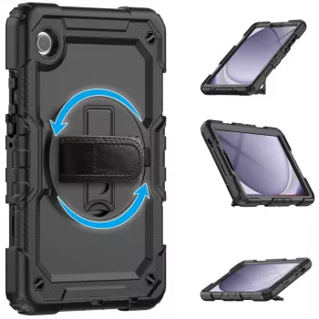 Tech-Protect Solid360 Maciņš Samsung Galaxy Tab A9+/A11+ PLUS 11.0 X210/X215/X216/X230/X235/X236, Melns