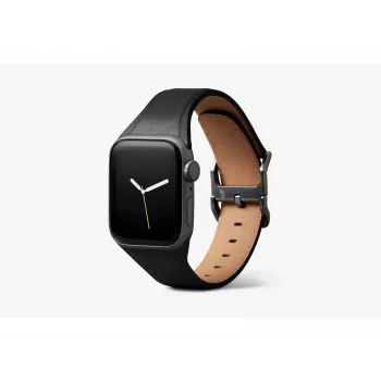 Bellroy Classic Leather Band for Apple Watch, Black, 40mm, 41mm, 38mm, 42mm (Series 10/11)