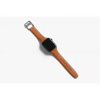 Bellroy Classic Leather Band for Apple Watch, Brown, 40mm, 41mm, 38mm, 42mm (Series 10/11)